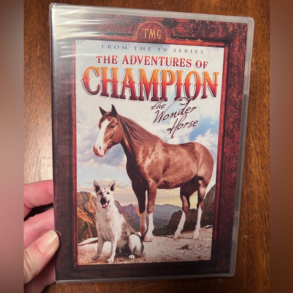 🤩 $5 SALE! 🤩 NWT The Adventures of Champion the Wonder Horse DVD 2 disc set